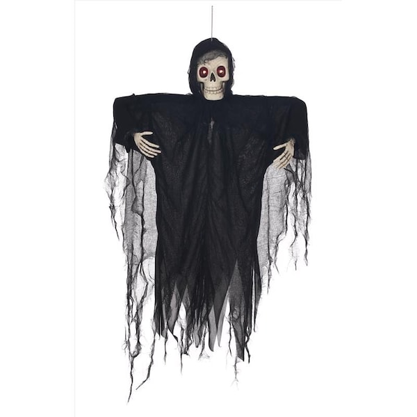 Seasons Usa Seasons 39 in. Prelit Hanging Talking Ghoul Halloween Decor - W81920