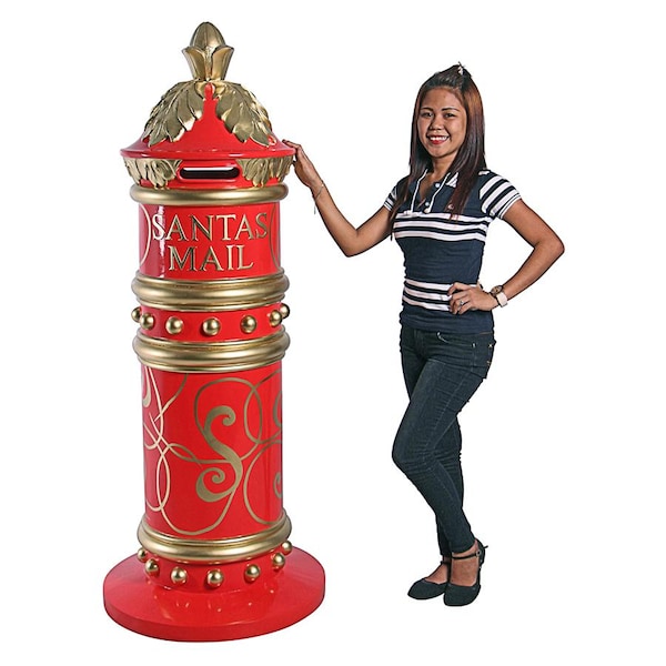 Design Toscano Santa's North Pole Holiday Mailbox - NE150239