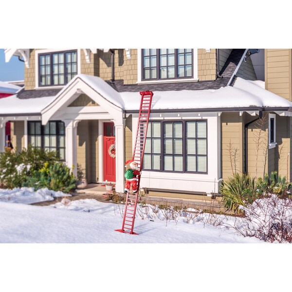 Mr. Christmas Mr. Christmas LED Multi Climbing Santa 10 ft. Yard Decor - 68065AC