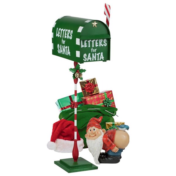 Design Toscano Letters for Santa Metal Holiday Mailbox - FU16851