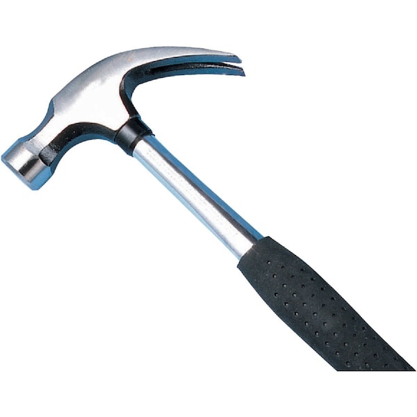 All-Source 16 Oz. Smooth-Face Curved Claw Hammer with Steel Handle - 314838