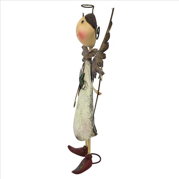 Design Toscano Holiday Helper Metal Angel Statue Collection: Clara - FU78828