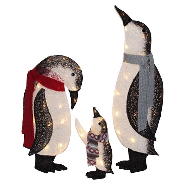 Sienna YARD DECOR PENGUIN WRM WHITE - R6G0591A