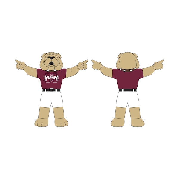Logo Brands Mississippi State 7ft Yard Inflatable Mascot - 177-100-M
