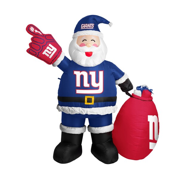 Logo Brands New York Giants Inflatable Santa - 621-100-S