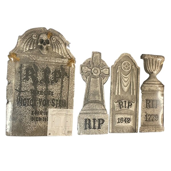 Fun World Fun World 21.5 in. Foam Tombstones Set Yard Decor - 91448
