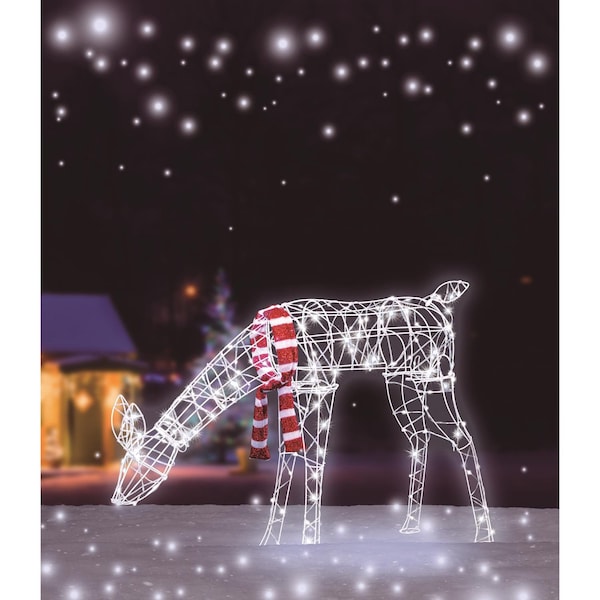 Celebrations Celebrations LED Lighted Deer 2.25 ft. Yard Decor - 21DH07223