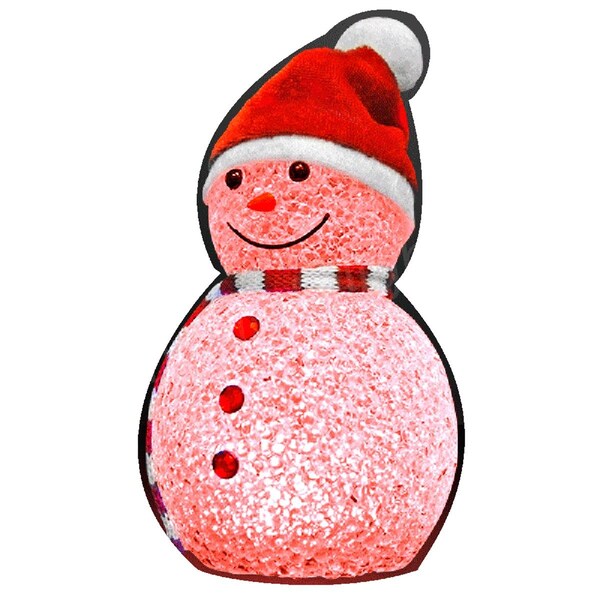 Endless Games Color Changing Snowman Holiday Decoration - EN2796736