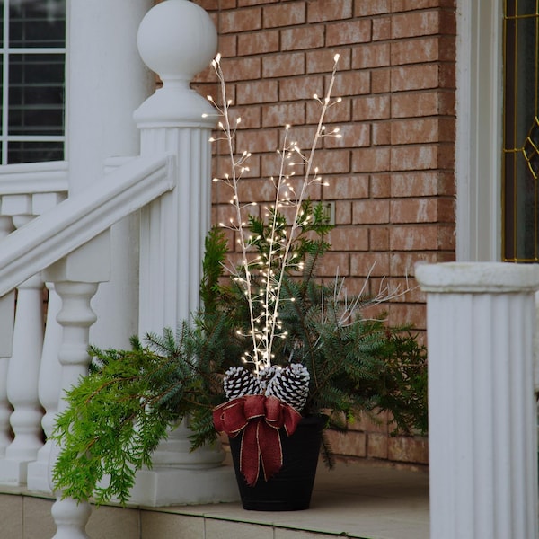 Celebrations Celebrations LED Warm White Lighted Branches 38 in. Yard Decor - MICBWTWIG38WWA