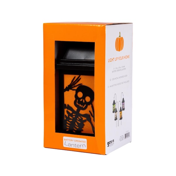 Gerson Gerson 12.2 in. Lantern Halloween Decor - 2593060AH