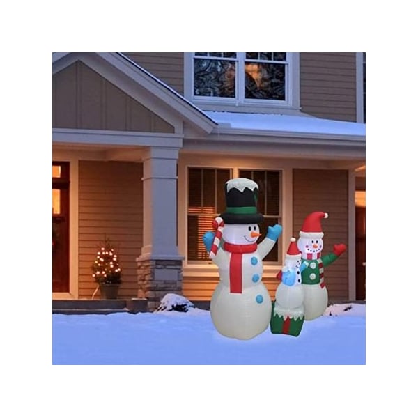 Impact Canopy Christmas Inflatable 5ft Snowman Family - 513001010