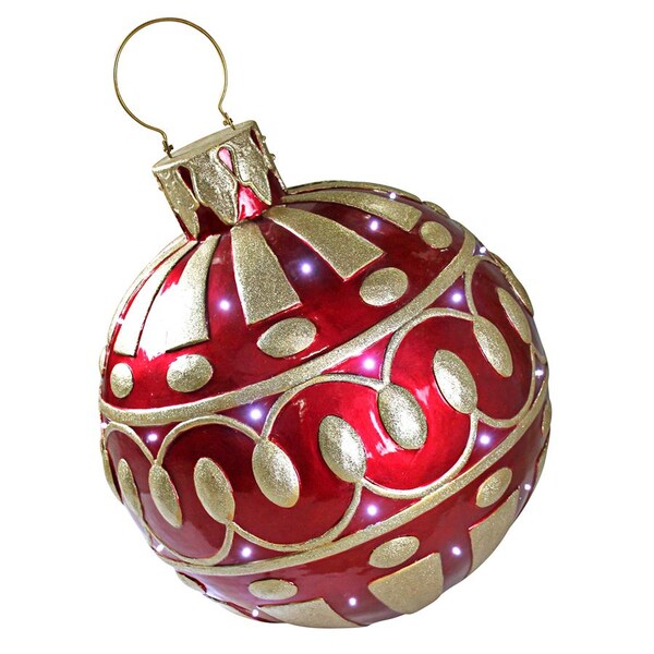 Design Toscano Gargantuan Illuminated Holiday Ornament - DB477014