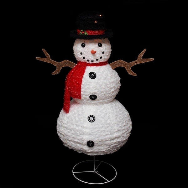 Ggw Presents 48 in. Holiday Wonderland Skating Snowman Outdoor Decoration - GG1647447