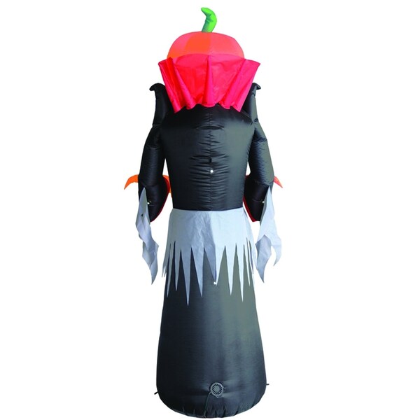 Celebrations Celebrations Four Season 8 ft. LED Prelit Spinning Pumkin Head Inflatable - MY-20P877C