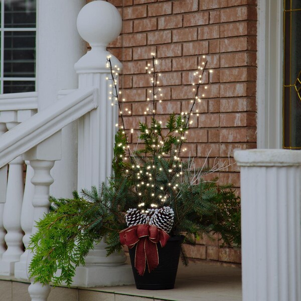 Celebrations Celebrations LED Warm White Lighted Branches 38 in. Yard Decor - MICBTWIG38WWA
