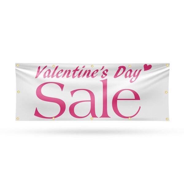Signmission Valentines Day Sale, 48 Inch x 120 Inch, Vinyl Banner - B-120-30905