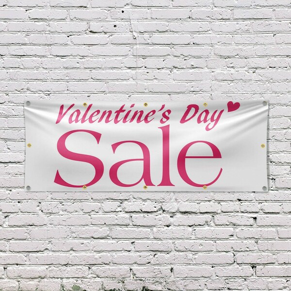 Signmission Valentines Day Sale, 48 Inch x 120 Inch, Vinyl Banner - B-120-30905