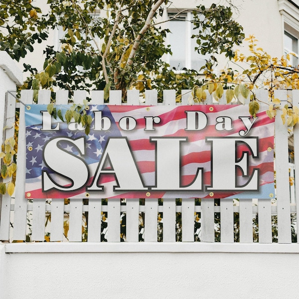 Signmission Labor Day Sale, 48 Inch x 120 Inch, Vinyl Banner - B-120-30722