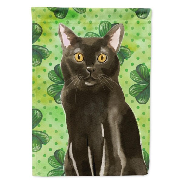 Carolines Treasures Bombay Shamrock Garden Size Flag - CK3062GF