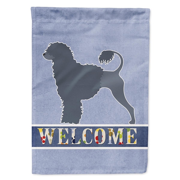 Carolines Treasures Portuguese Water Dog Welcome Garden Size Flag - BB5572GF