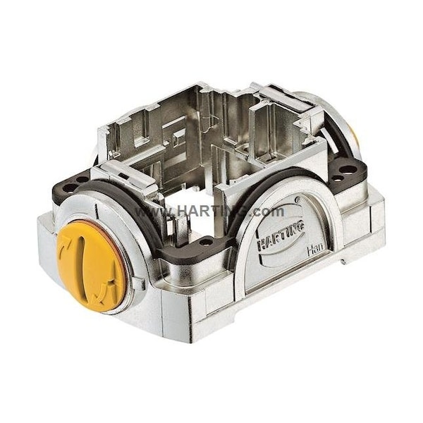 Harting Han-Yellock 30 cubierta del portacarros con ranura para botón - 11123000110