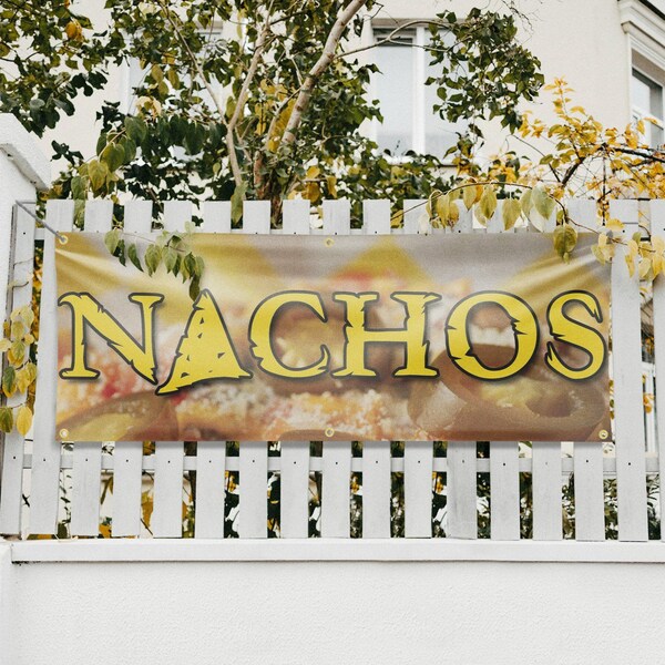 Signmission Nachos, 24 Inch x 72 Inch, Vinyl Banner - B-72-30746