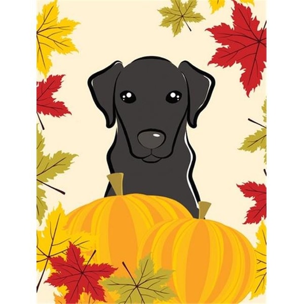 Patioplus Black Labrador Thanksgiving Flag Garden - PA253873