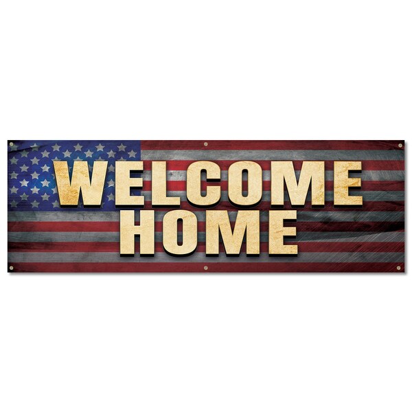 Signmission Welcome Home, 24 Inch, Banner - B-72-30436