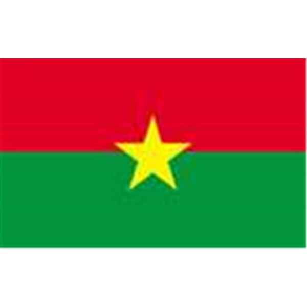 Ss Collectibles 2 ft. X 3 ft. Nyl-Glo Burkina Faso Flag - SS2521763