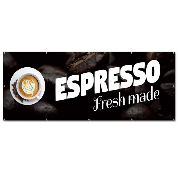 Signmission Espresso, 48 Inch, Banner - B-120-30373