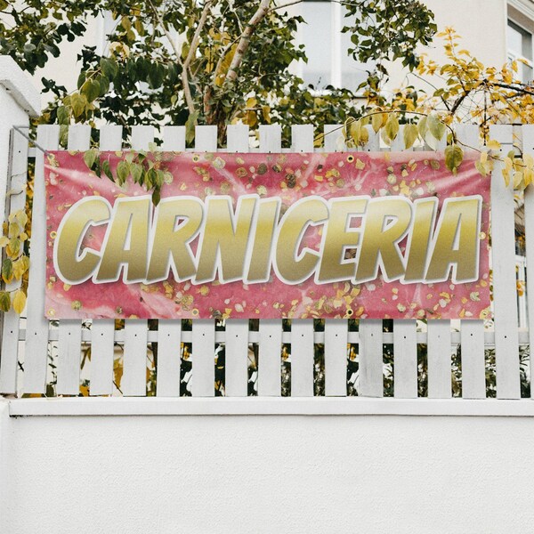Signmission Carniceria, 36 Inch x 96 Inch, Vinyl Banner - B-96-30504