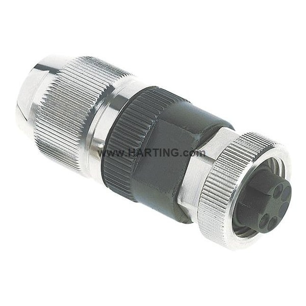 Conector circular Harting w. Harax 7/8" L 5 F - 21041162505