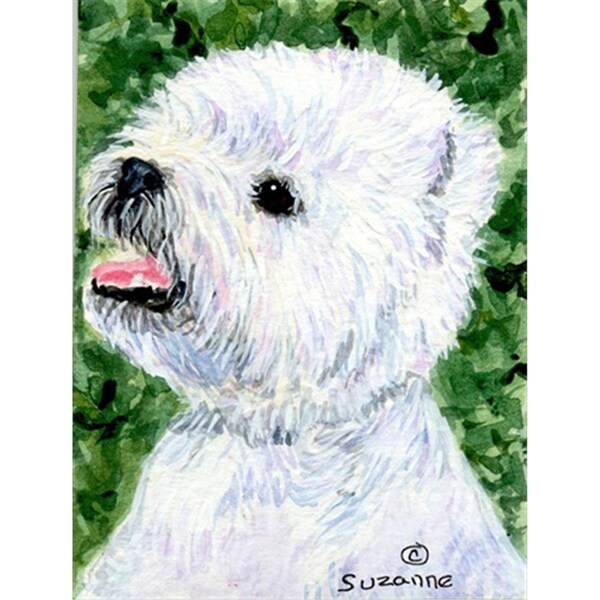 Patioplus 11 x 15 in. Westie Garden Size Flag - PA251945