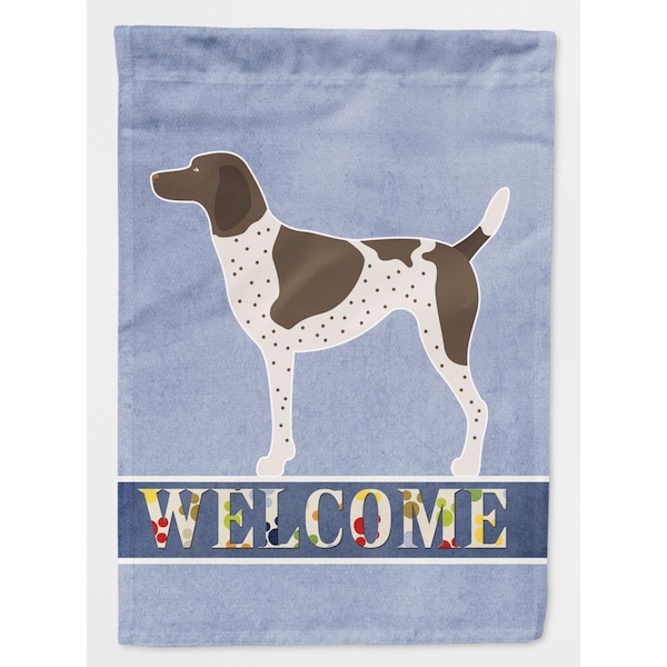 Carolines Treasures German Shorthaired Pointer Welcome Flag Canvas House Size - CA69451