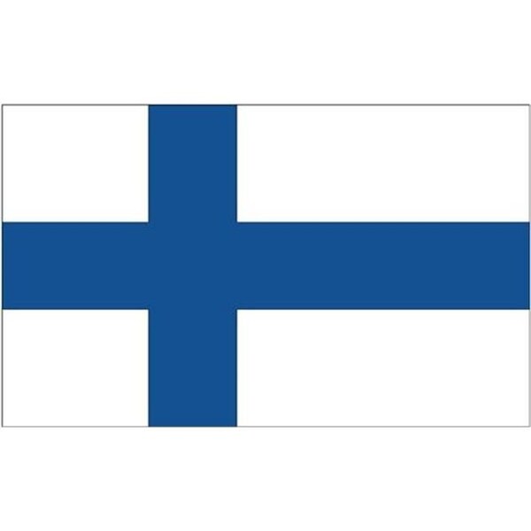 Annin Flagmakers Annin Flagmakers 192614 3 ft. x 5 ft. Nyl-Glo Finland Flag - 192614