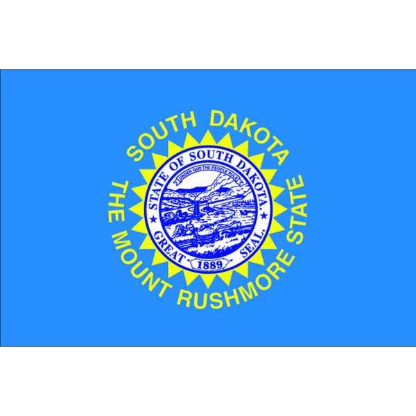 Annin Flagmakers South Dakota State Flag, 3x5 Ft - 144960
