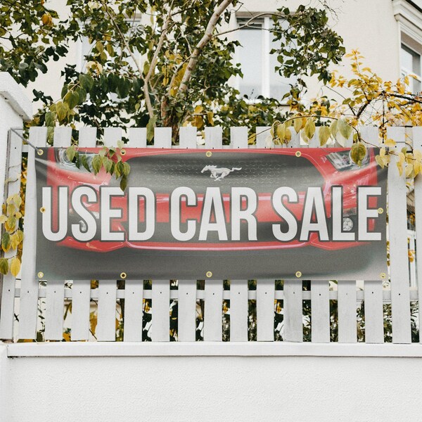 Signmission Used Car Sale, 48 Inch x 120 Inch, Vinyl Banner - B-120-30901