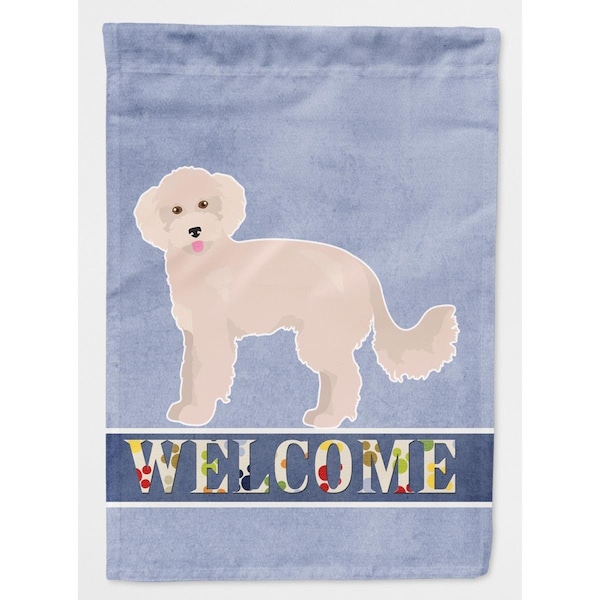 Carolines Treasures Maltipoo Welcome Flag Canvas House Size - CK3760CHF