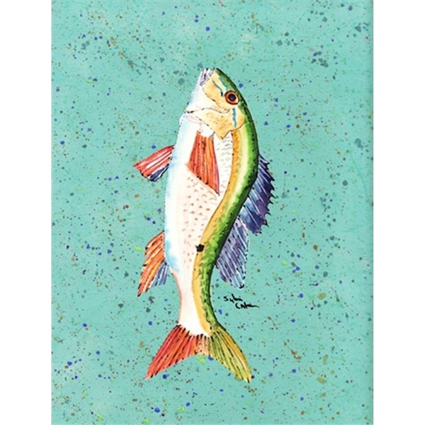 Patioplus 11 x 15 in. Fish Mutton Snapper Flag Garden Size - PA245776