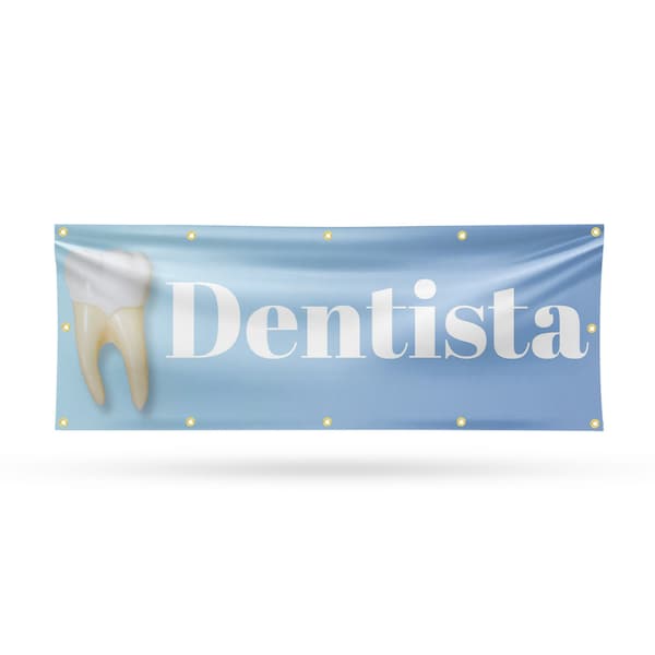 Signmission Dentista, 48 Inch x 120 Inch, Vinyl Banner - B-120-30542