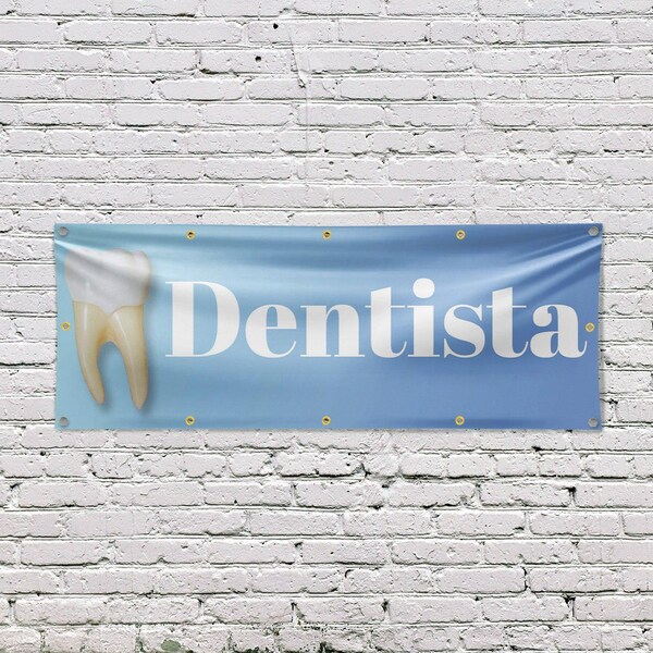 Signmission Dentista, 48 Inch x 120 Inch, Vinyl Banner - B-120-30542