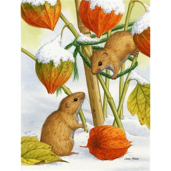 Patioplus Harvest Mice Flag Garden Size - PA252649