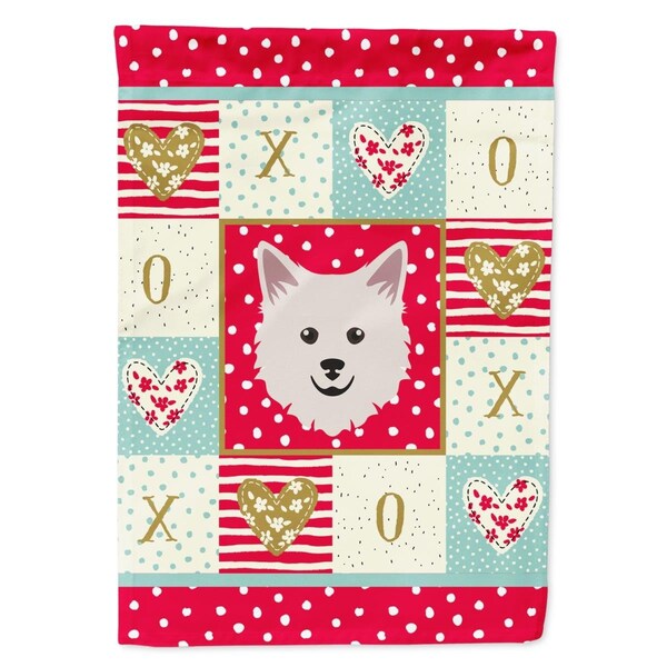 Carolines Treasures 11 x 0.01 x 15 in. Italian Spitz Flag Garden Size - CK5208GF