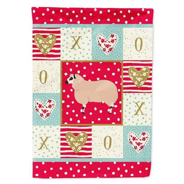 Patioplus 11 x 0.01 x 15 in. Kerry Hill Sheep Love Flag Garden Size - PA3401234