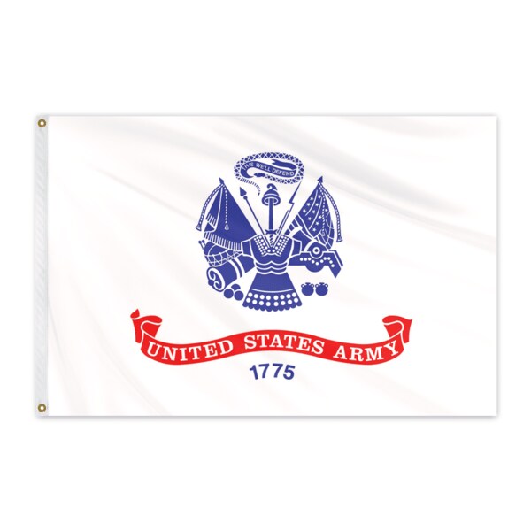 Global Flags Unlimited Army Outdoor Nylon Flag 12"x18" - 210317