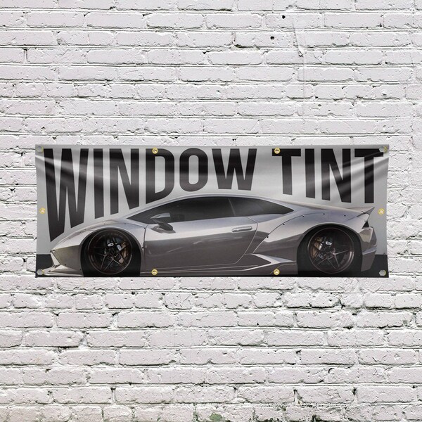 Signmission Window Tint, 36 Inch x 96 Inch, Vinyl Banner - B-96-30944