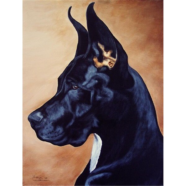 Carolines Treasures Black Great Dane Flag Garden Size - AMB1041GF