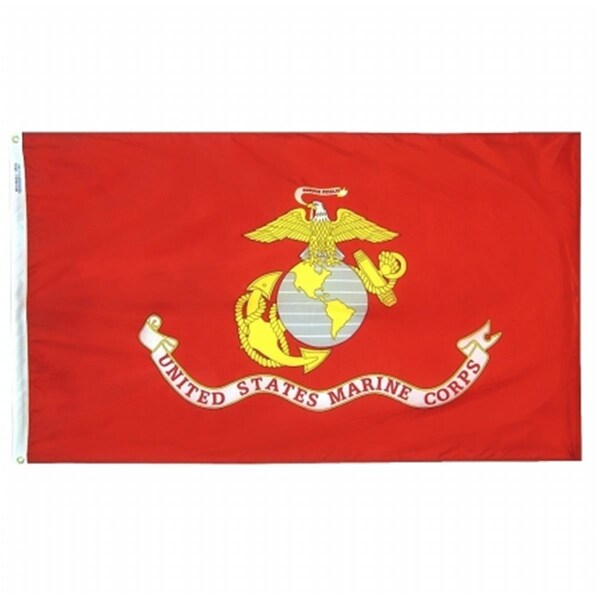 Annin Flagmakers Annin Flagmakers 439004 2 ft. x 3 ft. Nylon-Glo Flag - U.S. Marine Corps - 439004