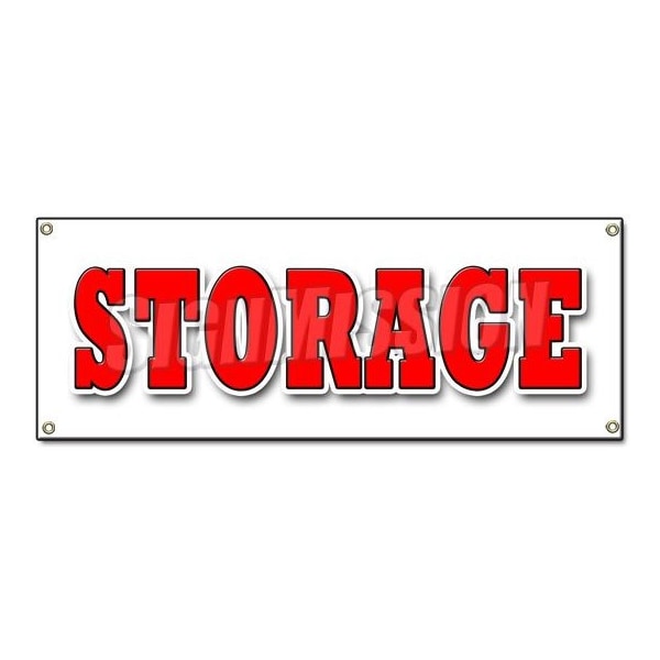 Signmission STORAGE BANNER SIGN long short term climate controlled secure indoor outdoor - B-STORAGE