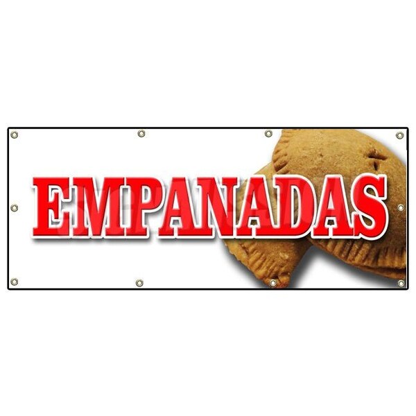 Signmission EMPANADAS BANNER SIGN latin restaurant food meat chicken hot pocket - B-96 EMPANADAS